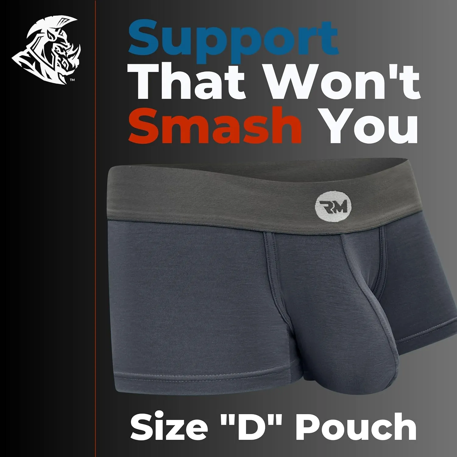 Real Men Bulge Enhancing Pouch Underwear for Men – 1, 3 and 6 Pack Set - Modal Boxer Briefs ABCD Pouch