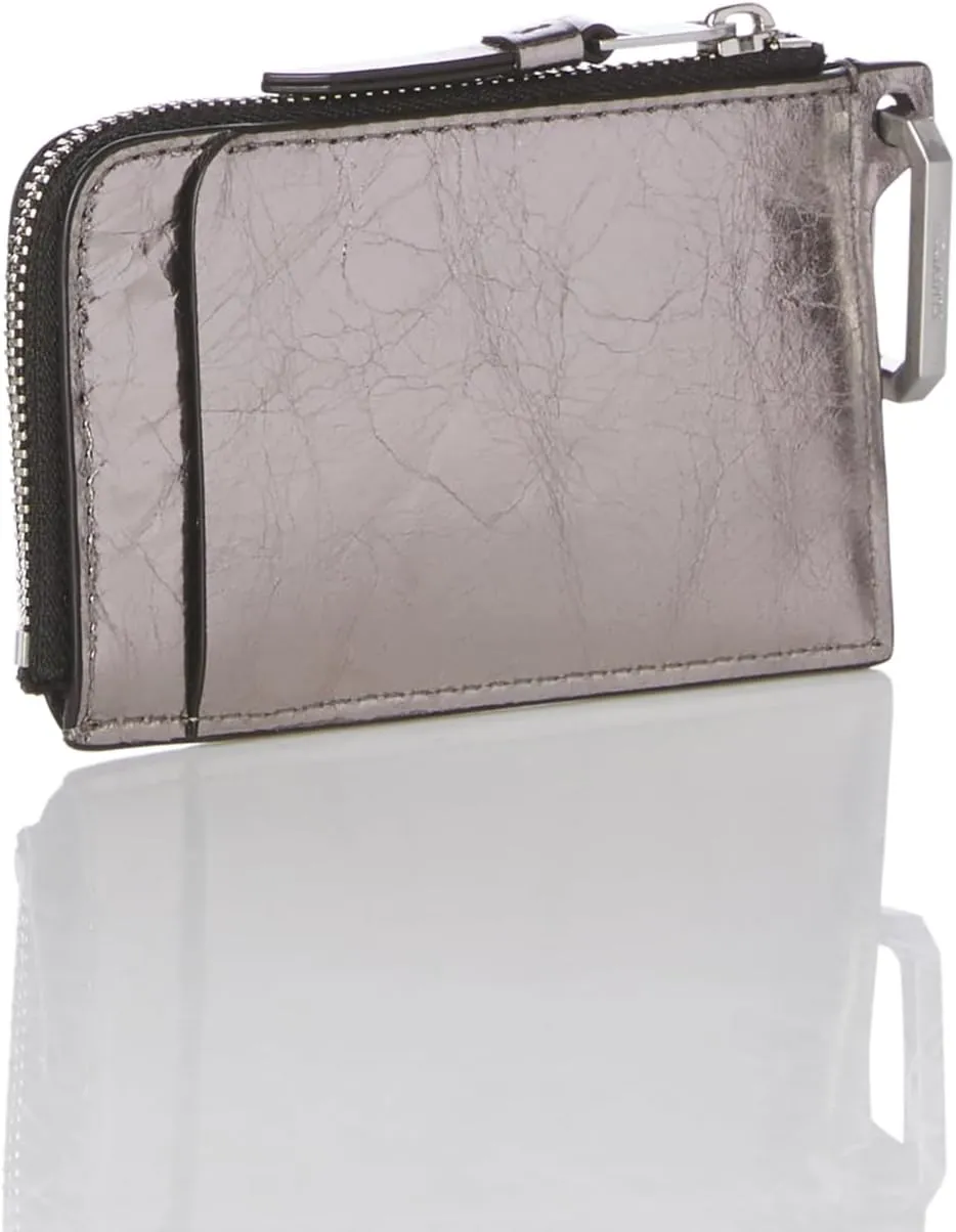 Remy Compact Bi-Fold Wallet, Gold, Unisex-Adults