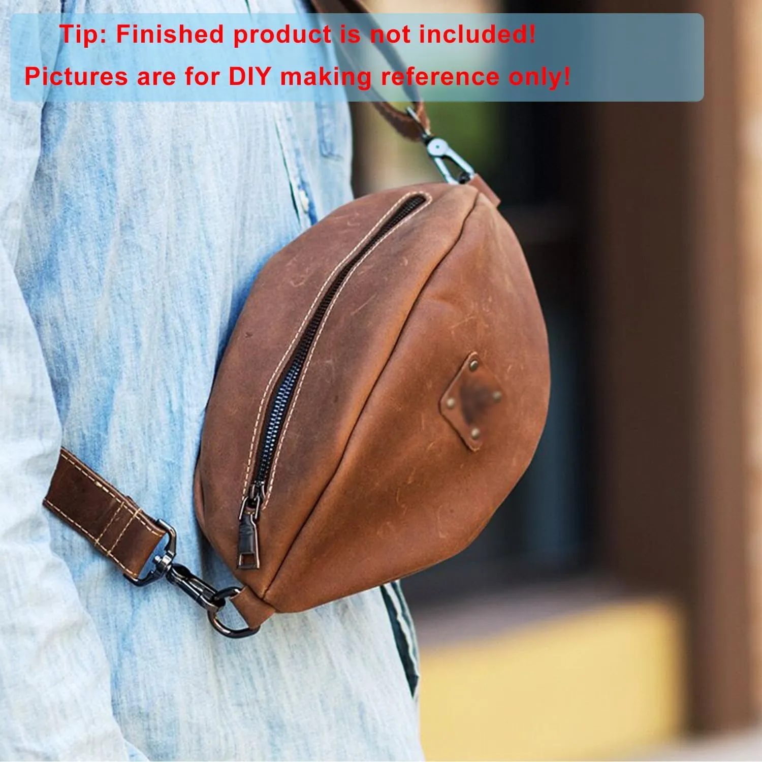 RIVEENY Shoulder Bag Acrylic Template Leather Pattern Acrylic Leather Pattern Leather Templates for Rugby Shaped Shoulder Bags (AAB-669)