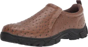 ROPER Mens Faux Ostrich Performance Slip On Casual Shoes - Brown