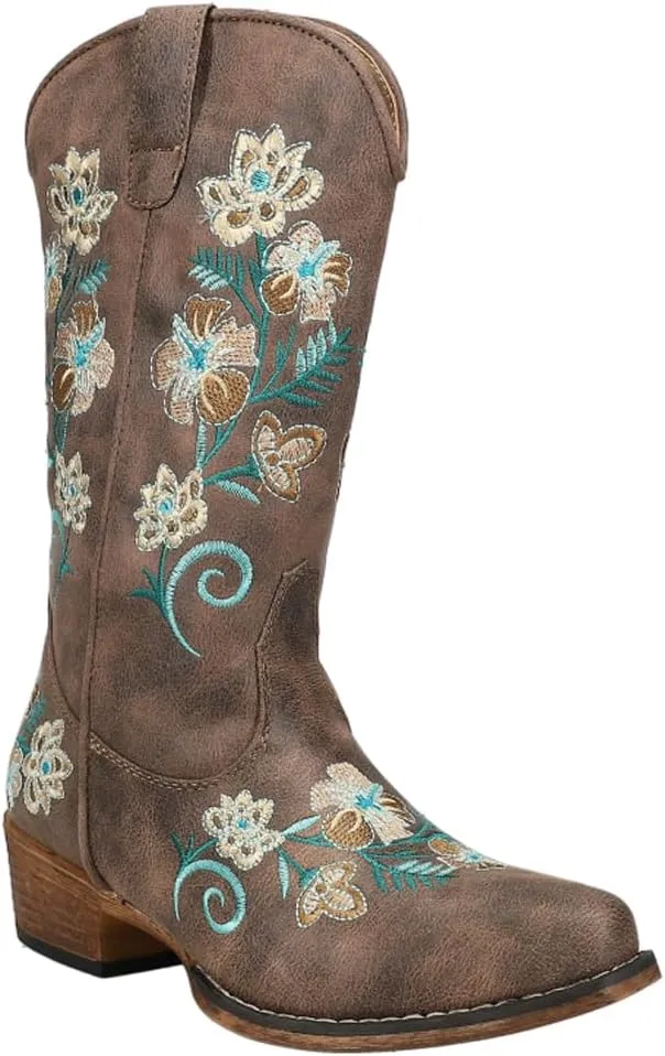 Roper Women's Riley Flowers Western Boot