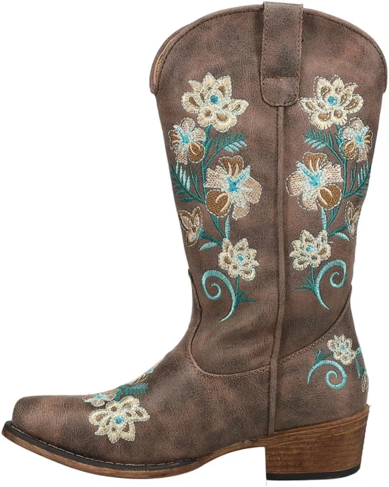 Roper Women's Riley Flowers Western Boot