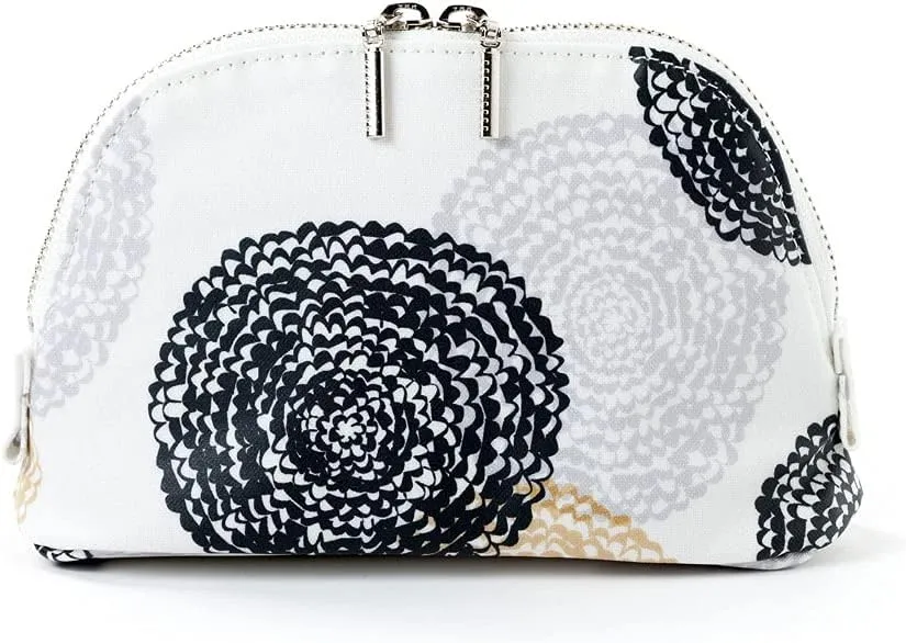 Round pouch botanikaruヴxesseru North 欧風 Make-Up Cosmetic Bag Travel Makeup Pouch Nylon Make-up Cosmetic Bag Fashion Make-up Cosmetic Bag Cute - -