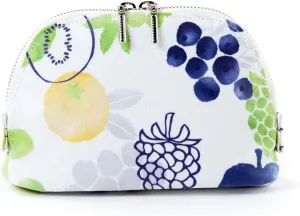 Round pouch huru-tuinburu-mu Fruit Pattern Botanical Pattern Cosmetic Pouch Travel Make-up Cosmetic Bag Nylon Cosmetic Pouch Fashion Make-up Cosmetic Bag Cute - -