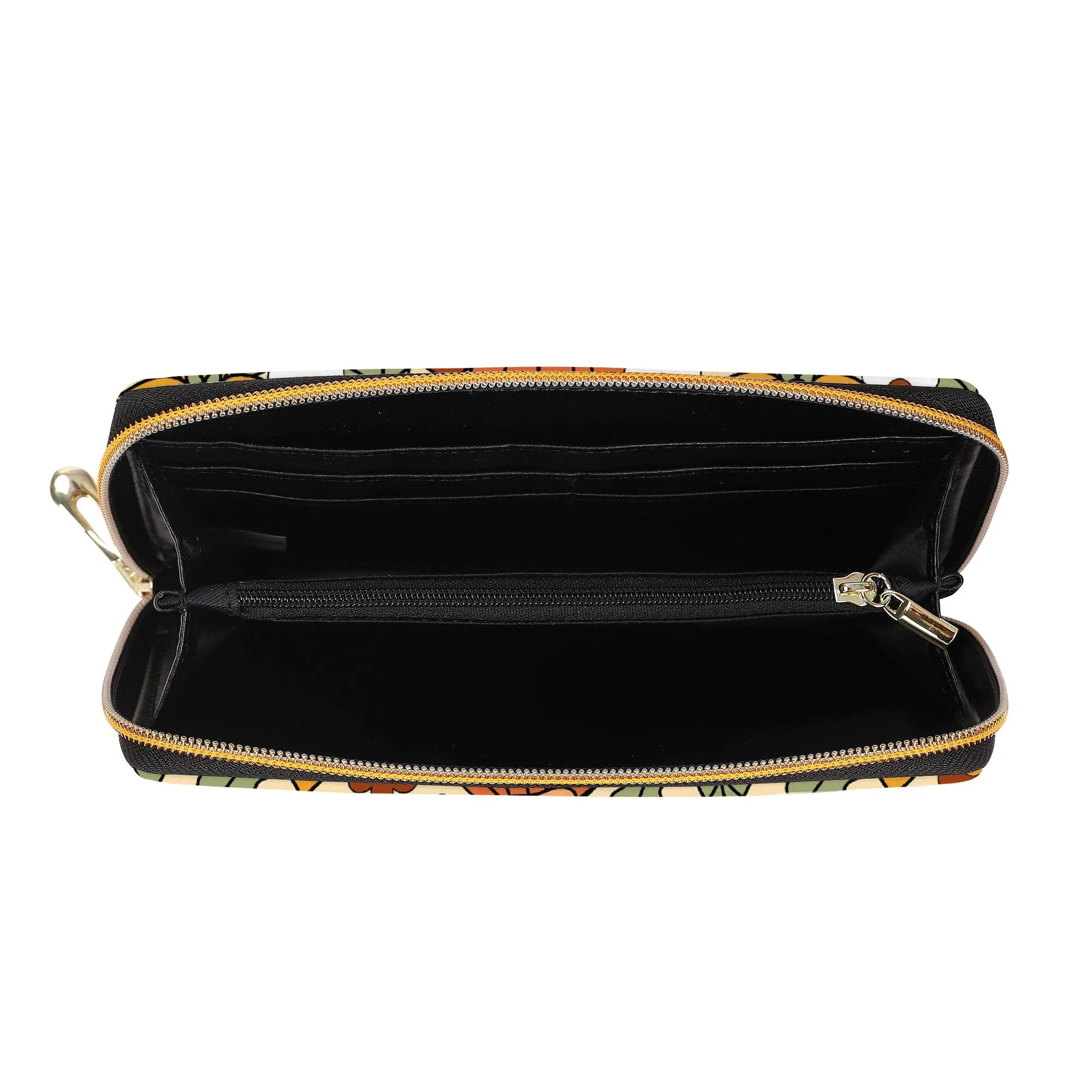 Rustic Blooms Zip-Around Wallet