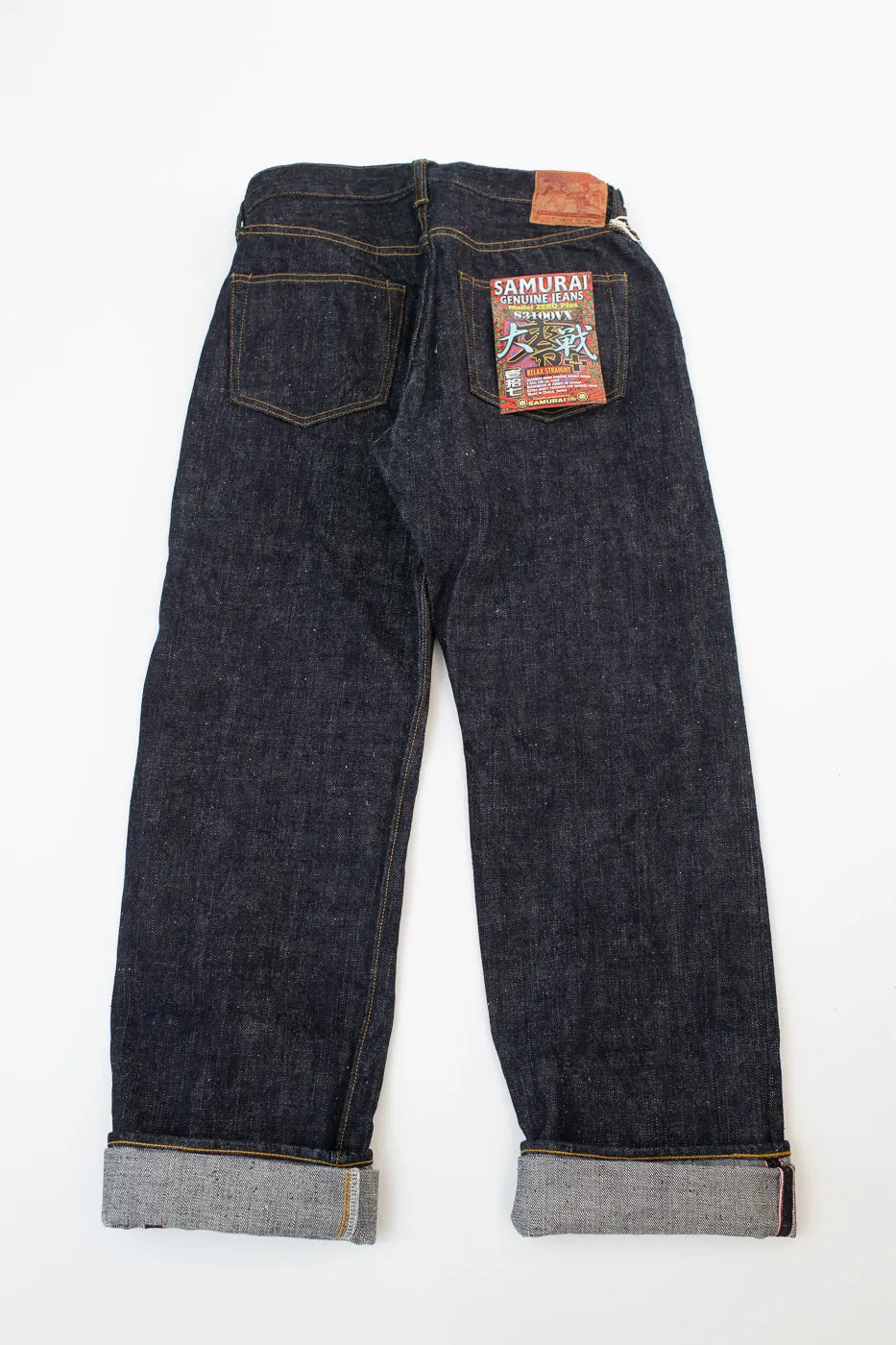 S3100VX - 17oz "Great War Model" Zero Bushido Selvedge Jeans - Wide Straight