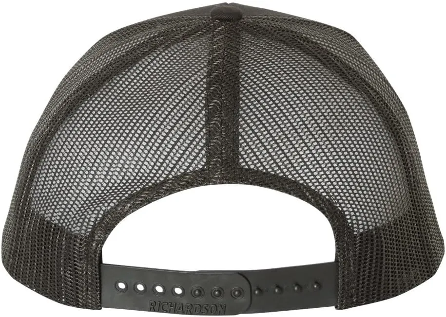 Saleen Performance Automotive Logo Laser Engraved Leather Patch Richardson 112 Snapback Trucker Hat Cap