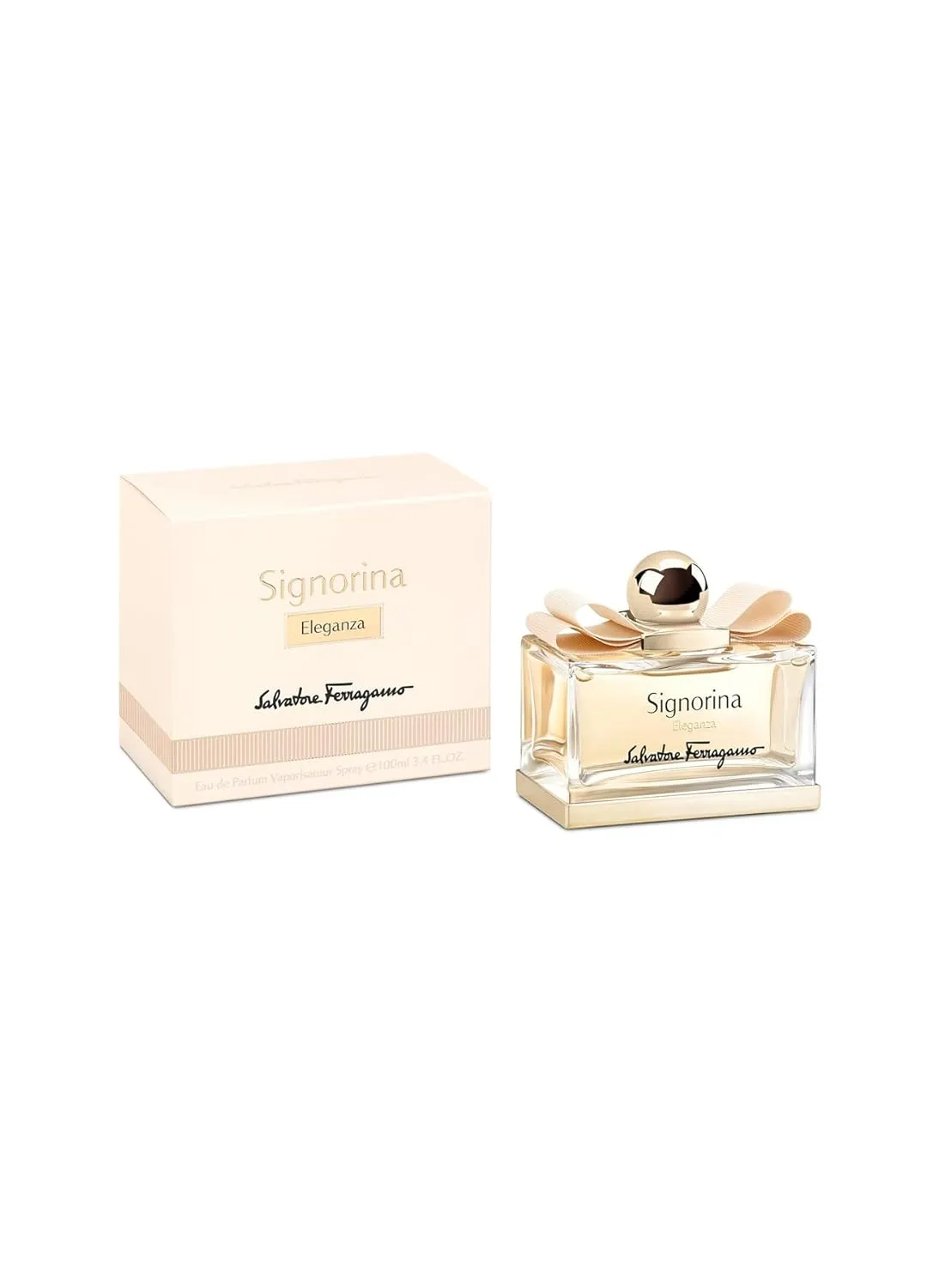 Salvatore Ferragamo Signorina Eleganza Eau de Parfum Spray for Women, 3.4 Ounce