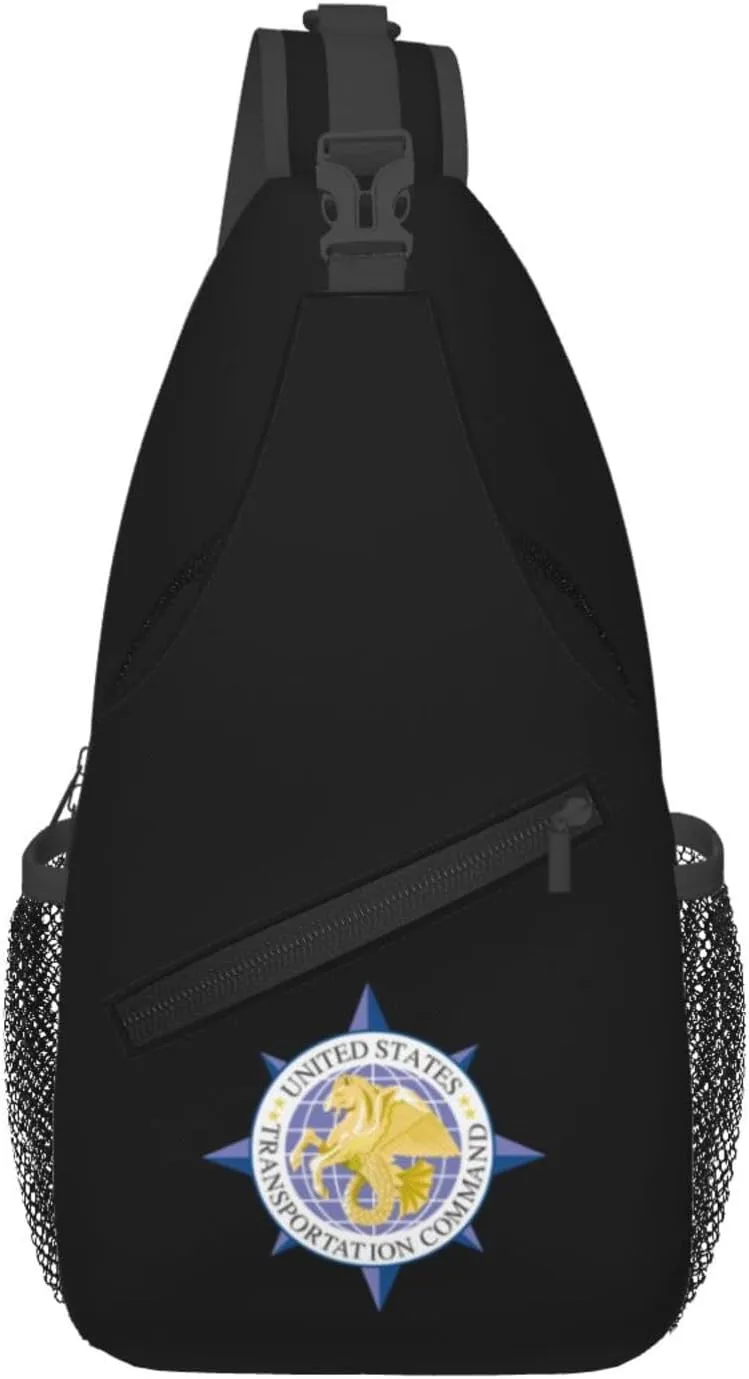 Seal of the United States Transportation Command Crossbody Bags For Women Men Chest Backpack Gym Shoulder Bag Travel Outdoor Sports Casual Crossbody Bags