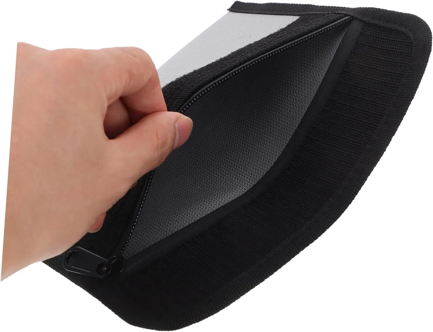 Sets Fireproof Cash Document Holder File Bag Zipper for Money Receipts Legal Pouch Pcs
