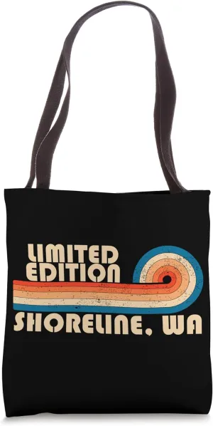 SHORELINE, WA City Pride Hometown Retro Vintage Tote Bag