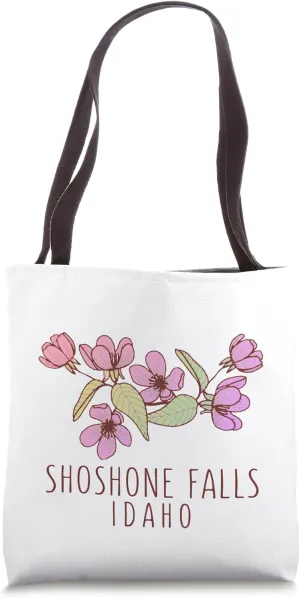 Shoshone Falls Idaho Wildflowers | Shoshone Falls ID Tote Bag