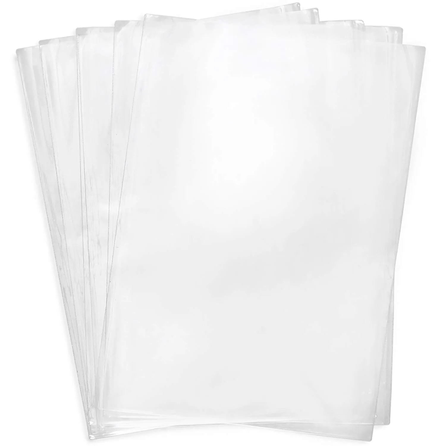 Shrink Wrap Bags,100 Pcs 14x20 Inches Clear PVC Heat Shrink Wrap for Packagaing Gift Basket,Shoes,Jars and Homemade DIY Projects
