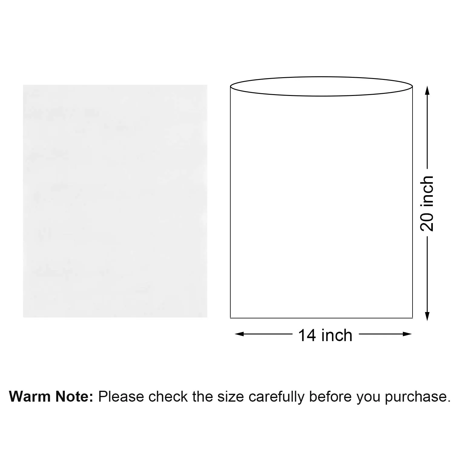 Shrink Wrap Bags,100 Pcs 14x20 Inches Clear PVC Heat Shrink Wrap for Packagaing Gift Basket,Shoes,Jars and Homemade DIY Projects