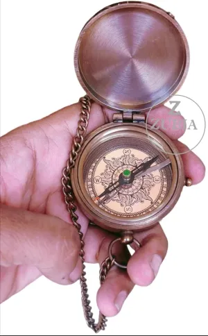 So You Can Always Find Your Way Back Home'' Engraved Compass with Leather Case, Romantic Gift Ideas for Him/Her - Husband Gifts from Wife, for Men, 8th Anniversary for Husband Gifts