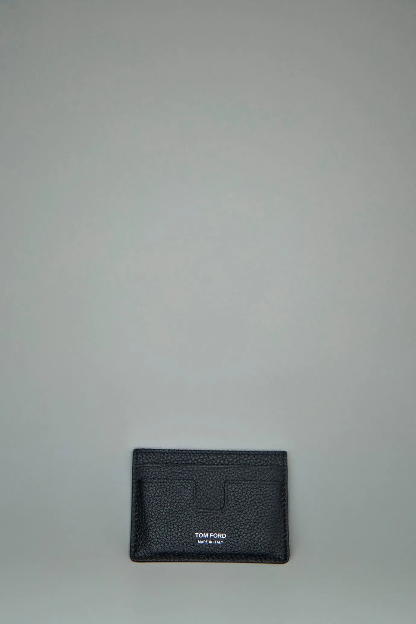 Soft Grain Leather T Line Cardholder