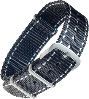 Soft Nylon Watch Band for Omega Seamaster 300/007 Canvas Bracelet for Seiko Universal Strap