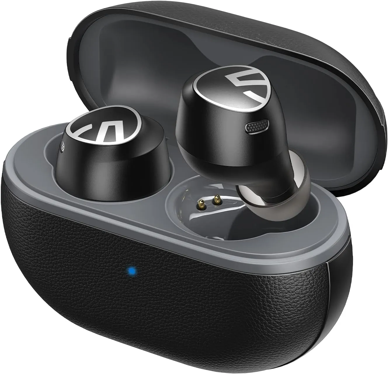 SoundPEATS Bean Wireless Earbuds, IPX8 Waterproof Headphones 30Hrs Playtime Stereo in Ear Earphones, Bluetooth 5.1, Clear Call, Comfortable Fit, Touch Control, USB C