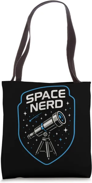 Space Nerd Design Galaxy Explorer Cosmic Wanderer Club Tote Bag