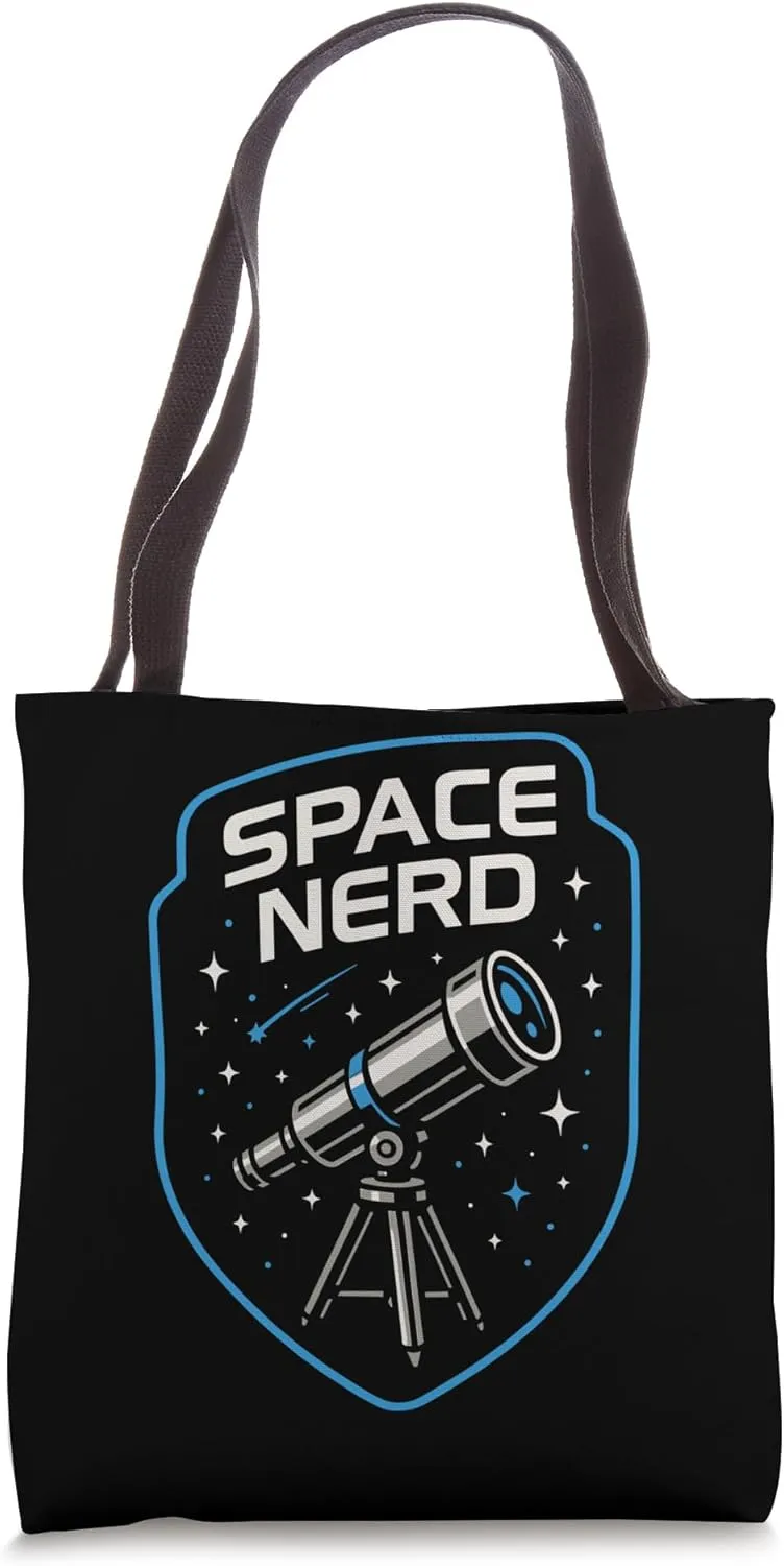 Space Nerd Design Galaxy Explorer Cosmic Wanderer Club Tote Bag