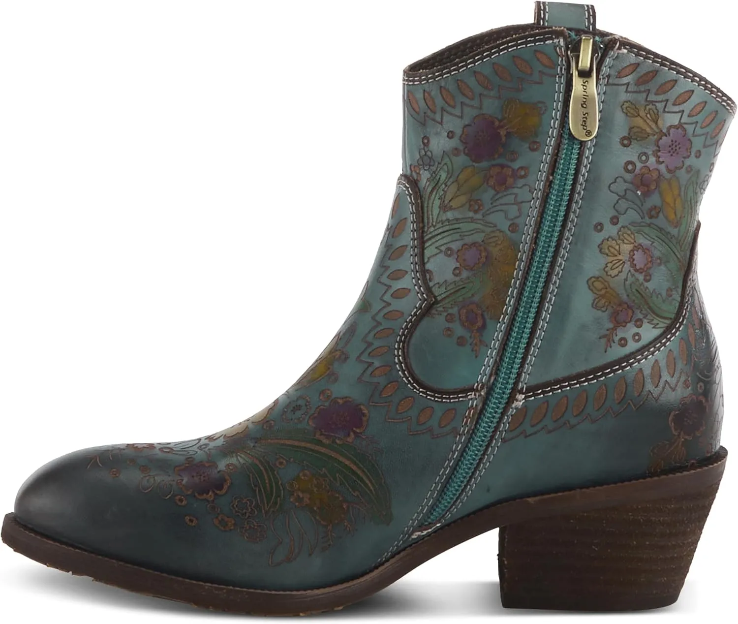 Spring Step L'Artiste Galop Boot for Womens - Ankle Boots with Inside Zipper Closure - Comfortable Western Ladies Boots for Outdoor