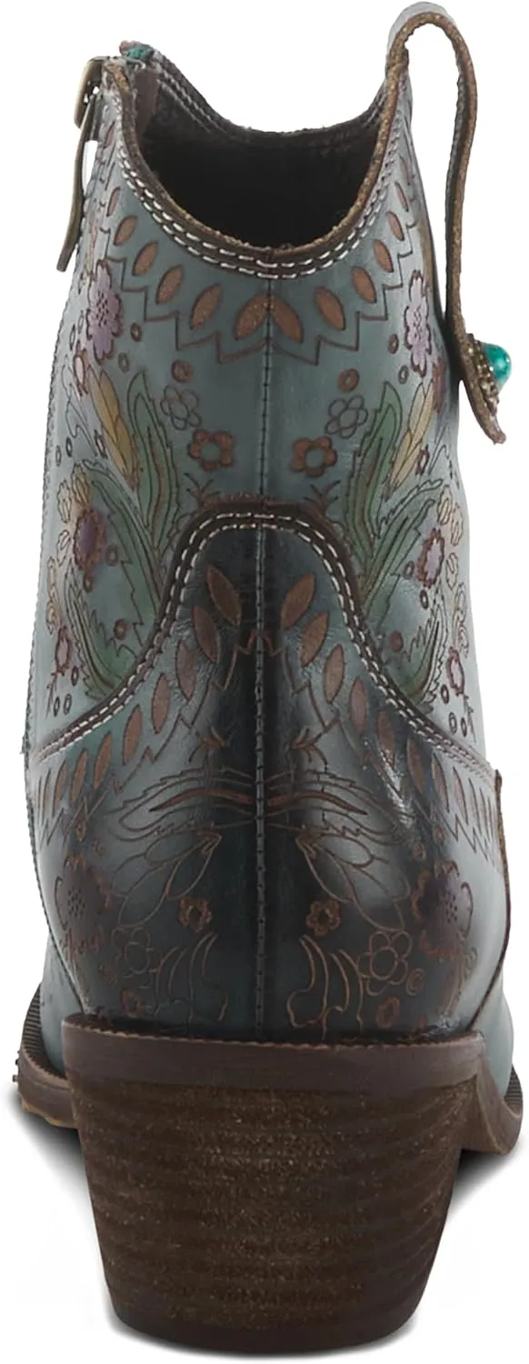 Spring Step L'Artiste Galop Boot for Womens - Ankle Boots with Inside Zipper Closure - Comfortable Western Ladies Boots for Outdoor