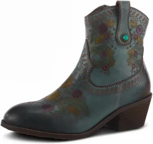 Spring Step L'Artiste Galop Boot for Womens - Ankle Boots with Inside Zipper Closure - Comfortable Western Ladies Boots for Outdoor