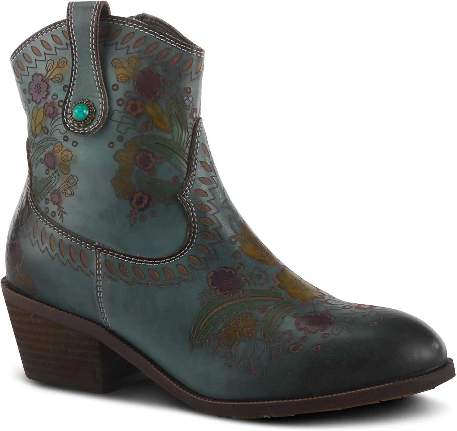 Spring Step L'Artiste Galop Boot for Womens - Ankle Boots with Inside Zipper Closure - Comfortable Western Ladies Boots for Outdoor