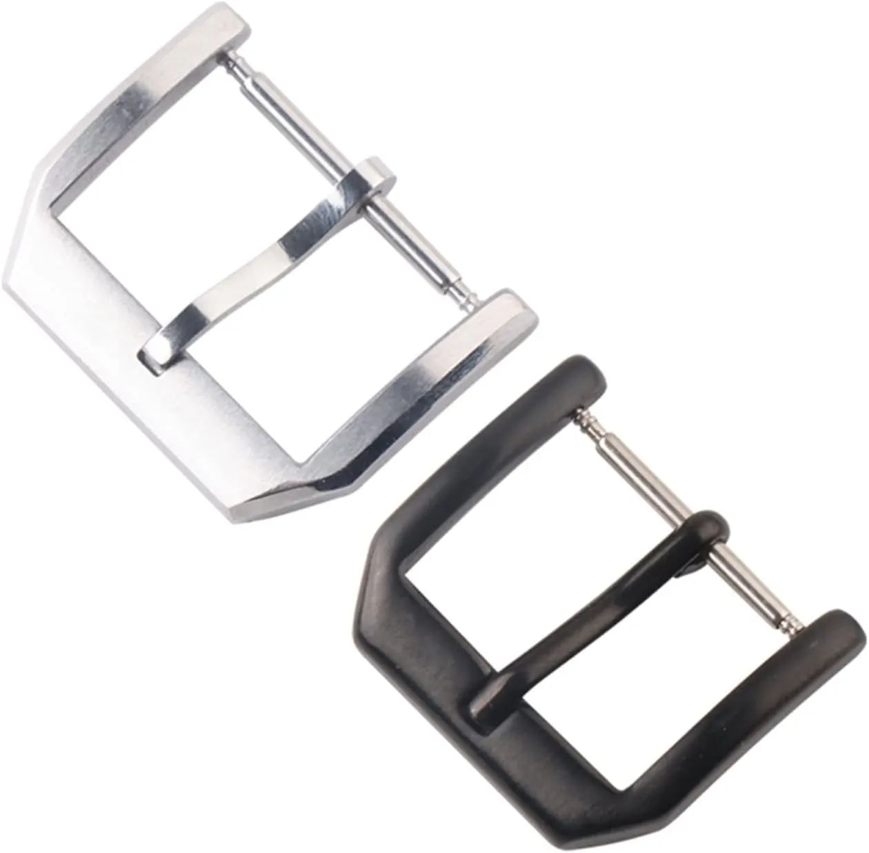 Stainless Steel Deployment Folding Buckle Clasp Fit For IWC Canvas Leather Genuine Aligator High Quality Watch Accessories Part 18mm Watch clasp