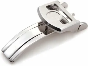 Stainless Steel Deployment Folding Buckle Clasp Fit For IWC Canvas Leather Genuine Aligator High Quality Watch Accessories Part 18mm Watch clasp