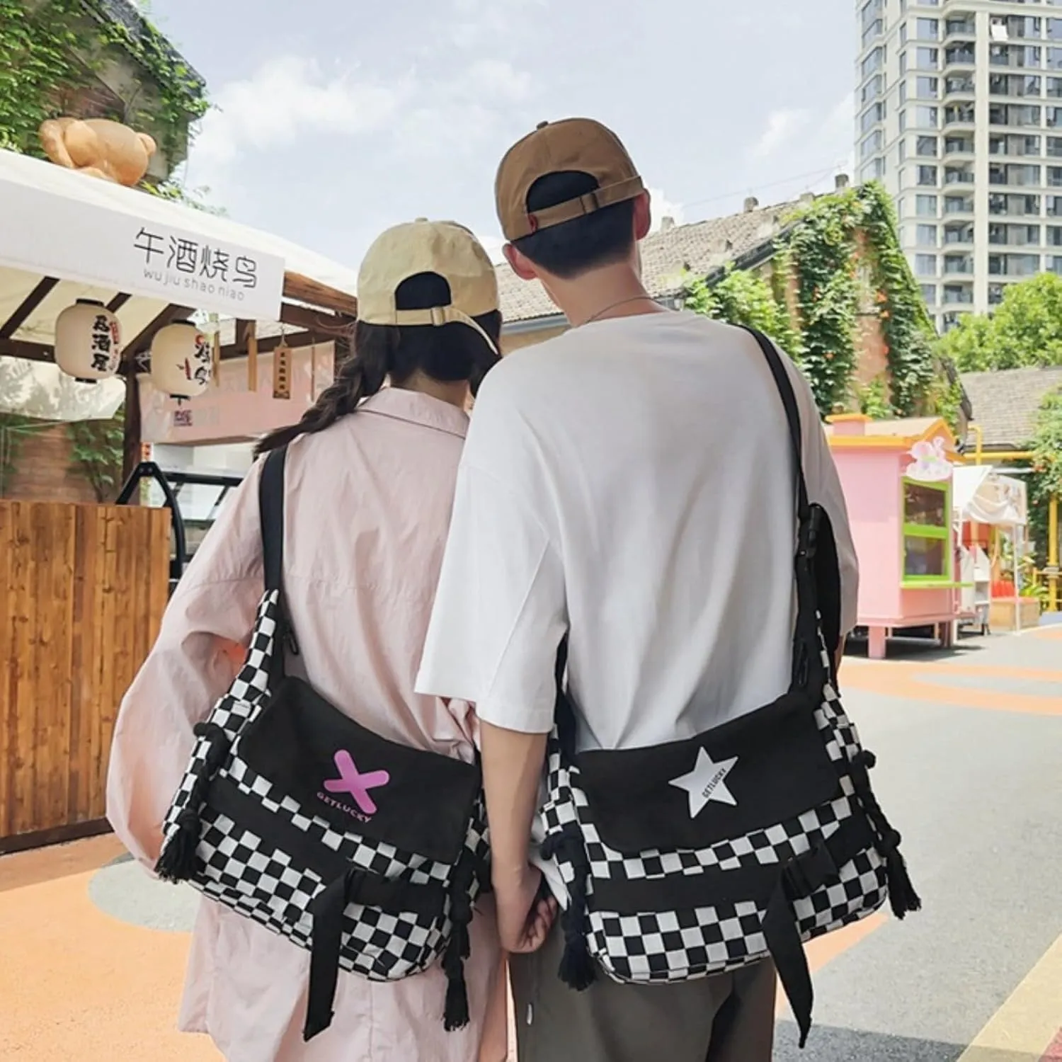 Star Messenger Bag Y2K, Cute Aesthetic Crossbody Bag For Women