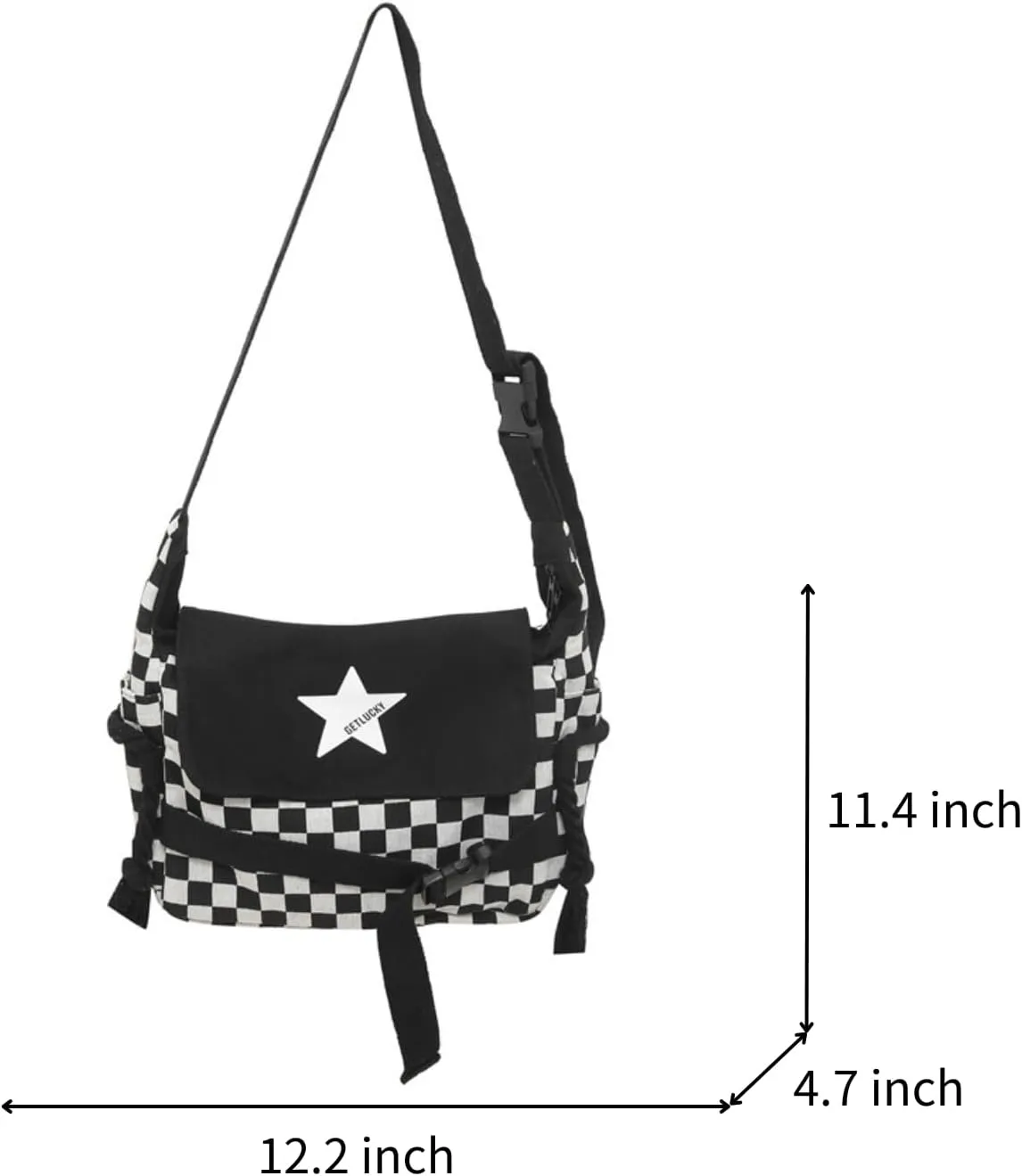 Star Messenger Bag Y2K, Cute Aesthetic Crossbody Bag For Women