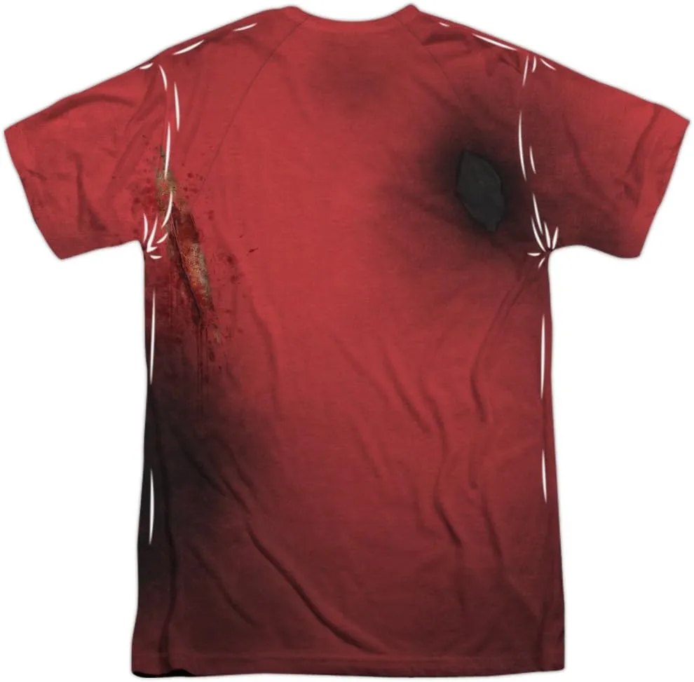 Star Trek-Dead Red Costume Tee (Front/Back Print) T-Shirt