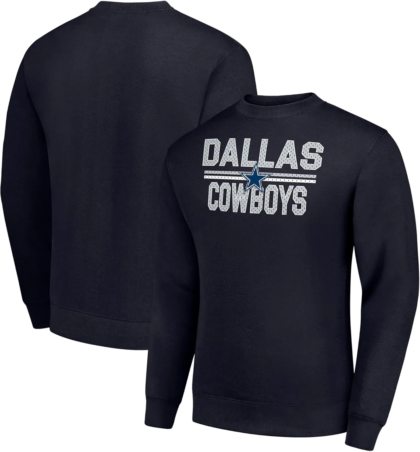 Starter Men's NFL Team Mesh Print Graphic Pullover Sweatshirt