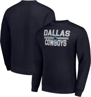 Starter Men's NFL Team Mesh Print Graphic Pullover Sweatshirt