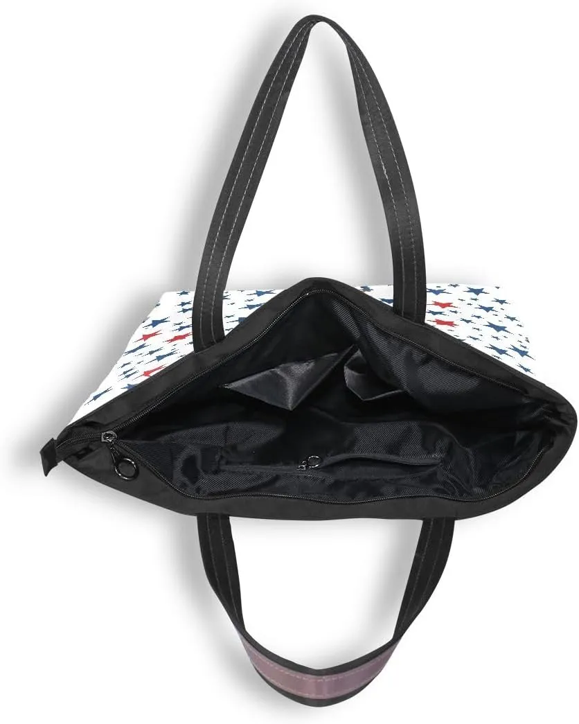 Statue Of Liberty Star Shoulder Bags Large Handle Ladies Handbag