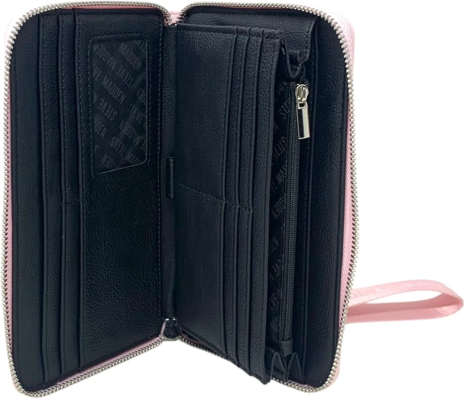 Steve Madden Bzip-Web Zip Around Wristlet