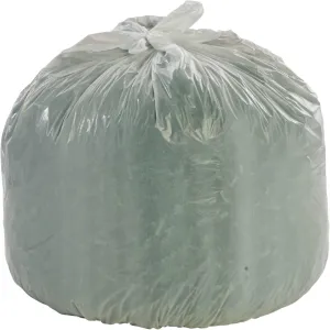 STOUT by Envision G2430W70 Controlled Life-Cycle Plastic Bags, 24" x 30", 13 gal capacity, 0.70 mil thickness, White (Pack of 120)