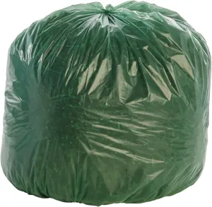 STOUT by Envision G3340E11 Controlled Life-Cycle Plastic Bags, 33" x 40", 33 gal capacity, 1.10 mil thickness, Green (Pack of 40)