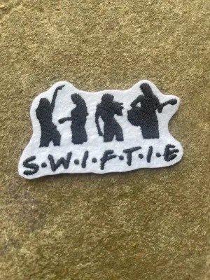 Swiftie iron on embroidered patch