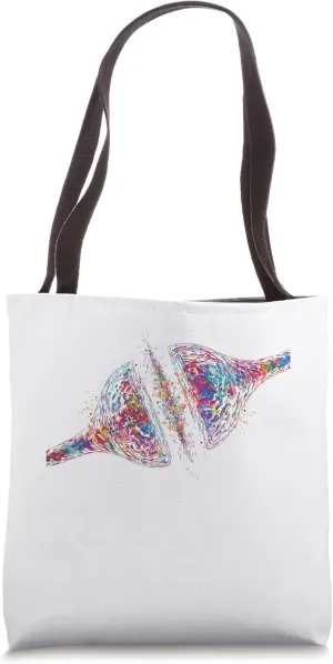 Synapse Receptor Watercolor Tote Bag