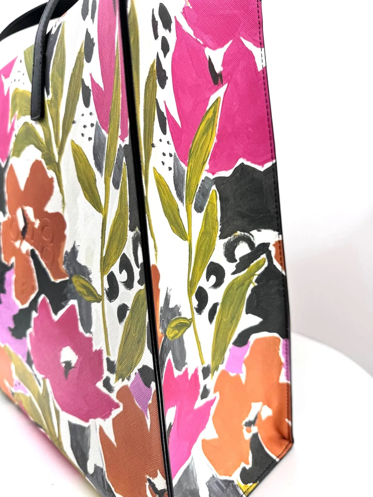 TED BAKER MALICON MAGNOLIA FLORAL PRINT TOTE BAG
