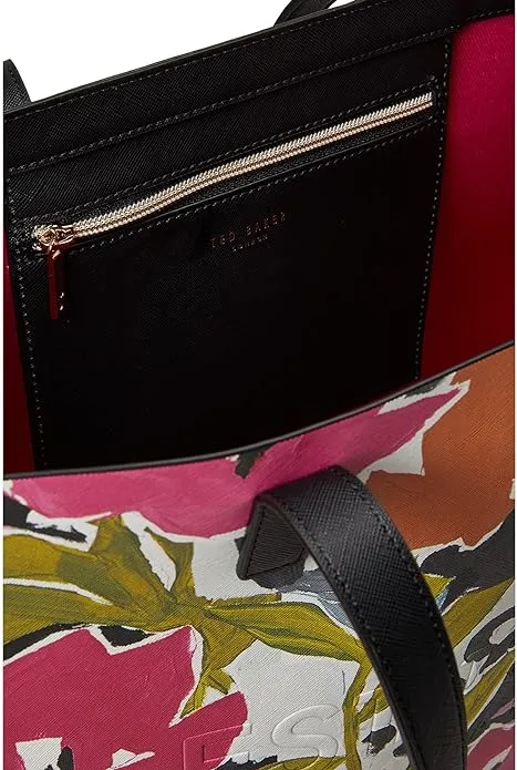 TED BAKER MALICON MAGNOLIA FLORAL PRINT TOTE BAG