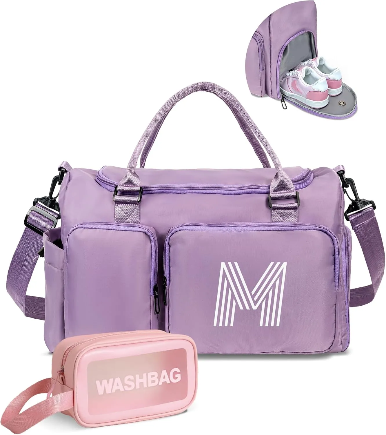 Teens Duffel Gym Bag for Girls 8-12, Kids Travel Duffel Bag, Teacher Appreciation Gifts, Personalized Weekender Bag, women Gift Ideas