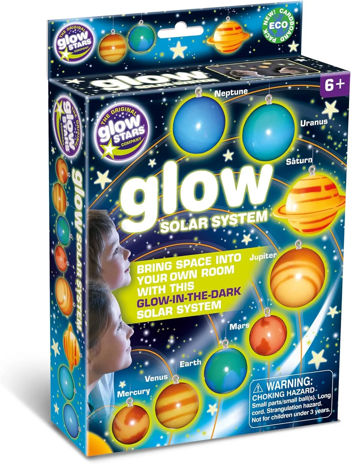 The Original Glowstars Glowing Solar System Designed for Children Ages 3  Years (B8500)