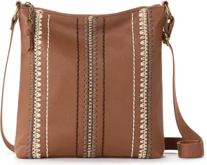 The Sak Lucia Leather Crossbody Purse - Premium Leather Women's Handbag for Everyday & Travel - Cross Body Bag With Zipper