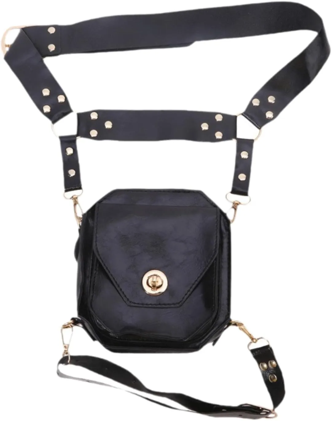 Thigh Bag Steampunk Medieval Bag for Travel Cosplay Halloween Hiking Festival