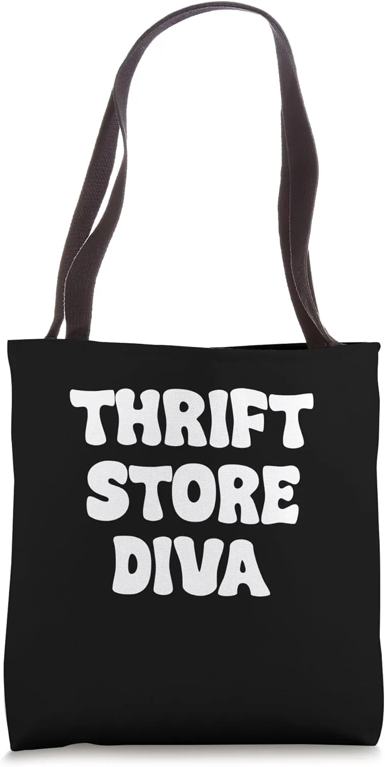 Thrift Store Dive Funny Thrifter Tees bags and Mugs Funny Tote Bag