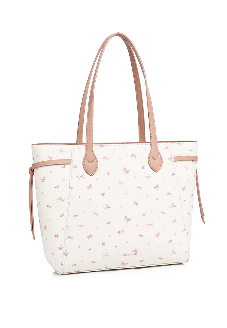 Tie A Ribbon Tote Bag (Pink)