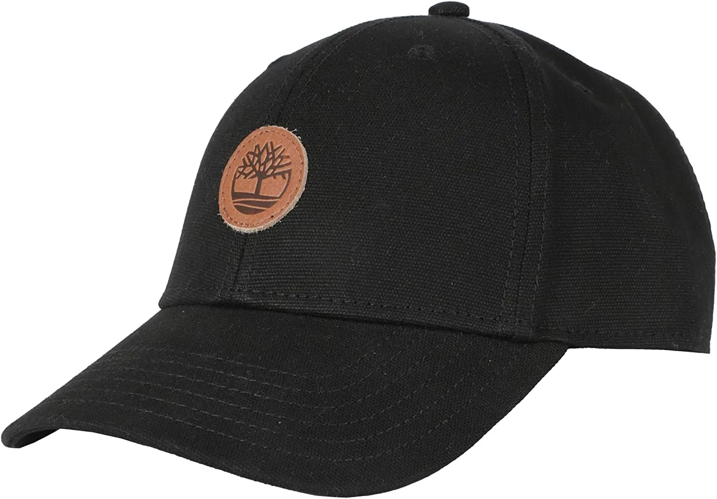Timberland Men's Baseball Cap with Leather Patch Logo